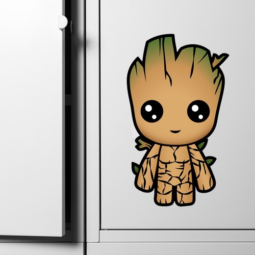 Baby Groot Life Size Wall Decal Perfect for Car Windows Laptops Phone Case (6ft) - Picture 12 of 13