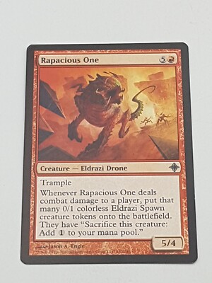 Magic the Gathering Einzelkarte Rapacious One bespielt