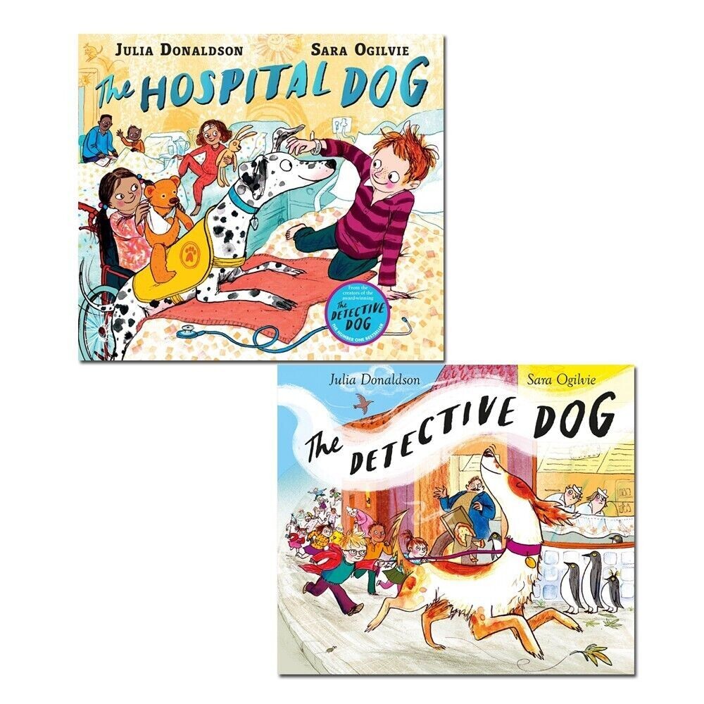 Julia Donaldson E Hospital Dog, The Detective Dog Unisex Julia Donaldson 2 Books Collection Set (The Hospital Dog, The Detective Dog) - Image 2