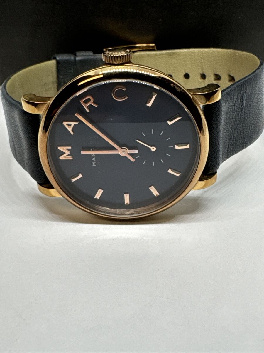 Marc by Marc Jacobs Baker MBM1329 Women's Blue Leather Marc by Marc Jacobs Baker MBM1329 Women's Blue Leather