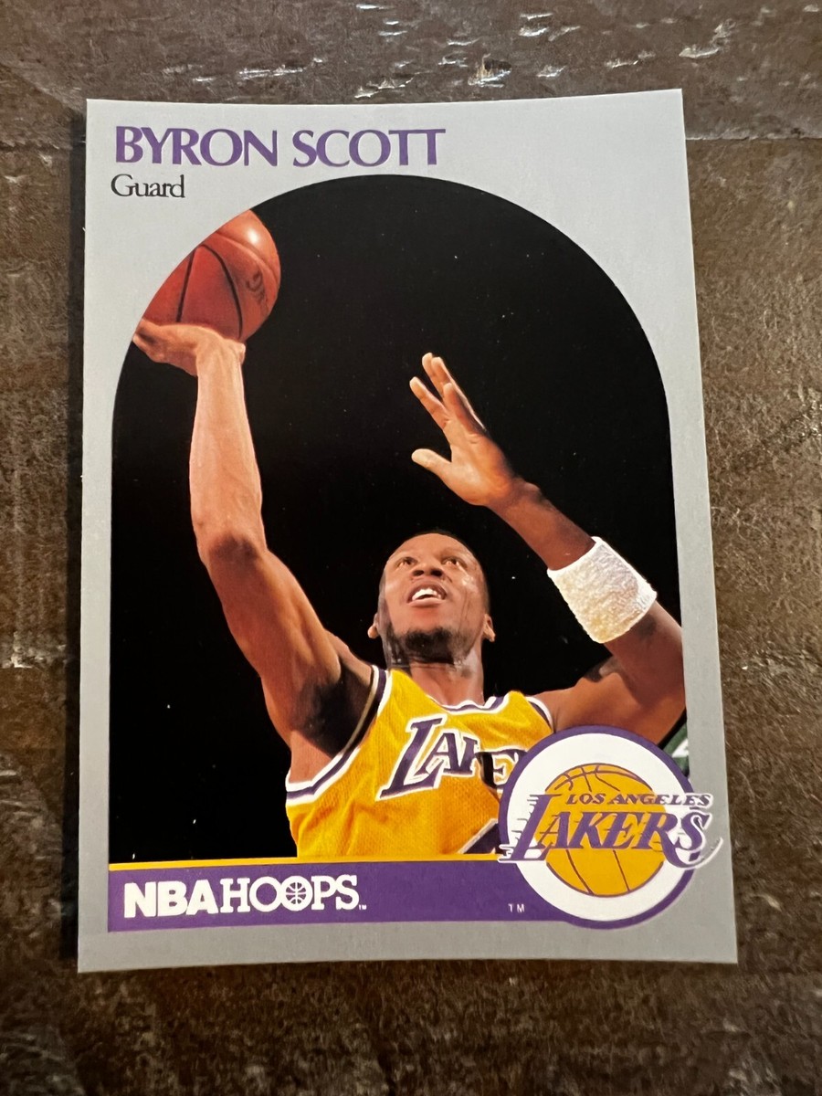 1990 NBA Hoops Basketball Card #159 Byron Scott, Lakers (J2) | eBay