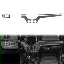 For Mini Countryman F60 2017-23 Real Carbon Fiber Interior Dashboard Trim Kit