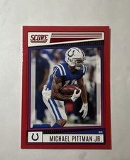 2022 Score - Michael Pittman Jr. #9 Red