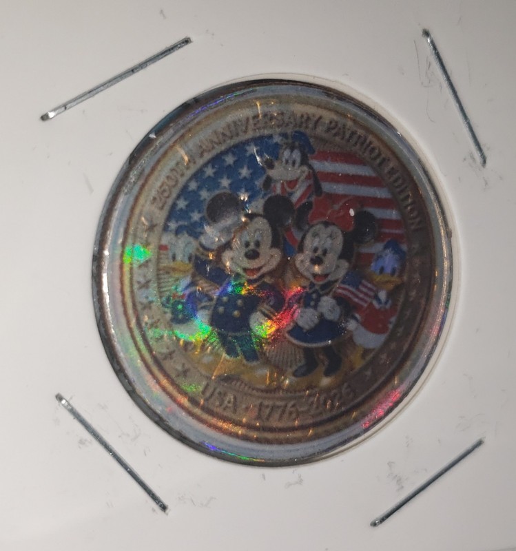 Mickey Mouse And Friends Disney Salute To America 250 Color Kennedy Half Dollar