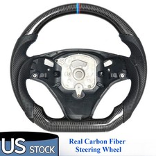 Carbon Fiber Flat Sport Steering Wheel Dtc For Bmw 328i 335i E90 M3 E91 E92 135i Carbon Fiber Flat Sport Steering Wheel Dtc For Bmw 328i 335i E90 M3 E91 E92 135i