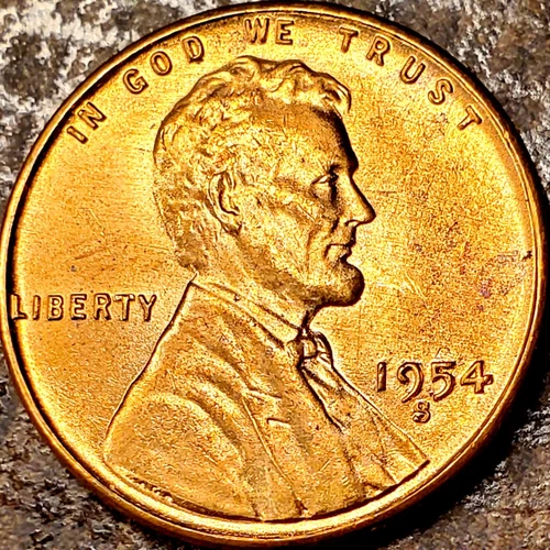 1954 S/S Lincoln Wheat Cent- RPM-010 Error! RED GEM BU MS+ Cheap!!!