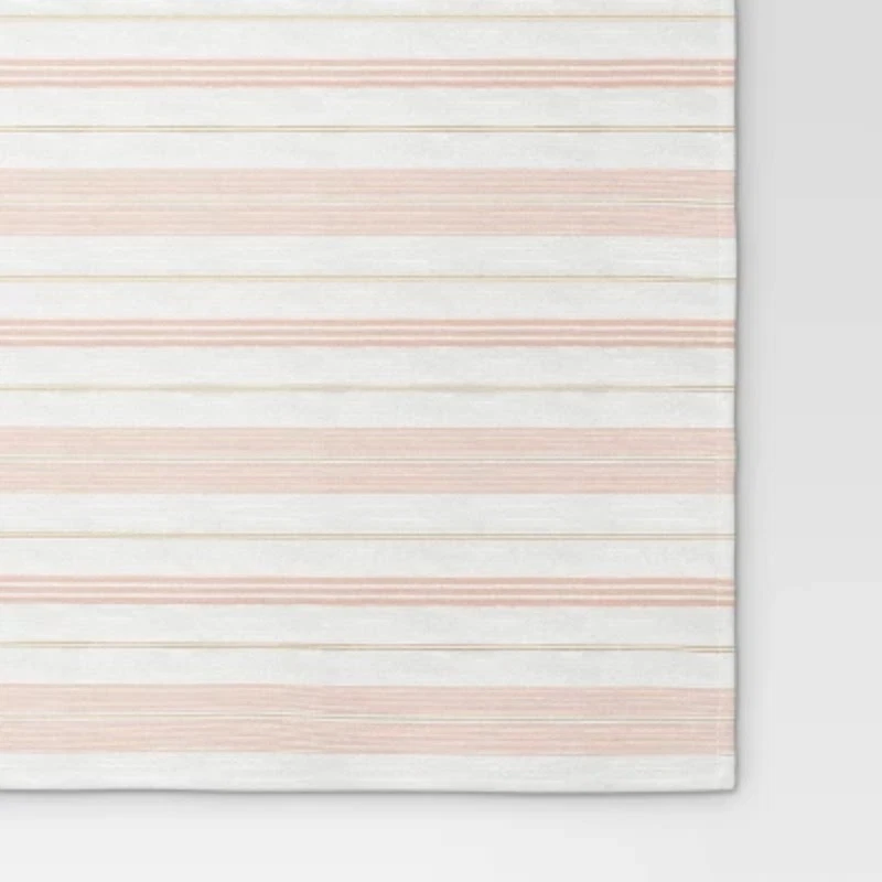 Mantel a rayas cálidas 84"x60" - Threshold™ Foto 3 de 3