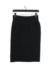 Country Road Women's Midi Skirt S Black Viscose with Polyamide Straight  Pencil