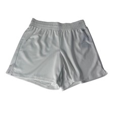 DSG Girls Large 14 Mesh Shorts Pure White Mid-Rise Relaxed Fit CKP4083CN NWT