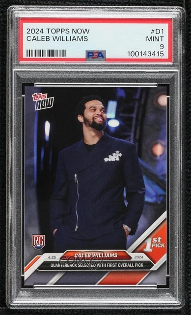 2024 Topps Now /24667 Caleb Williams #D-1 PSA 9 MINT Rookie RC