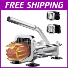 Compact French Fry Cutter Stainless Steel