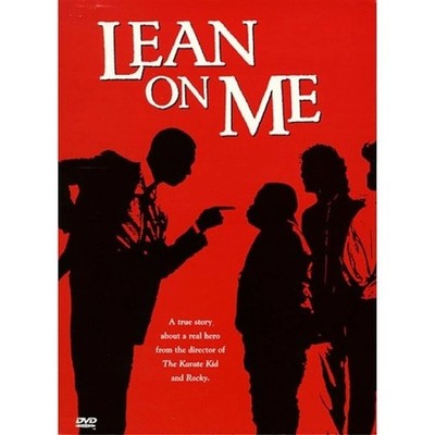 LEAN ON ME (DVD) Good Disc + Snap Case Cover Art - NO CASE