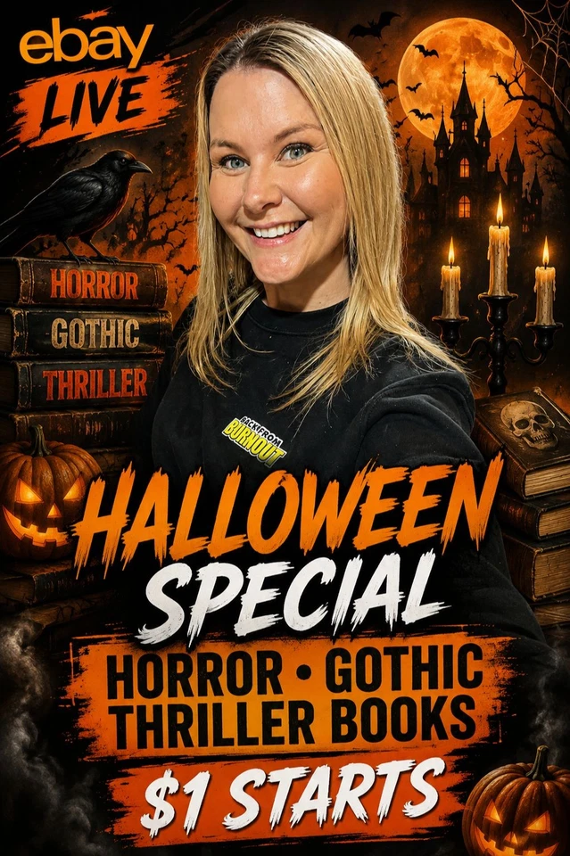BOOKS HALLOWEEN SPECIAL - HORROR - FREE SHIPPING -THRILLER GOTHIC
