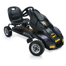 Hauck Batmobile Pedal Go Kart Batman Vehicle for Kids, Black Open Box 
