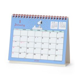 2026 Snoopy Paper Tabletop Ring Calendar 622222 Japan