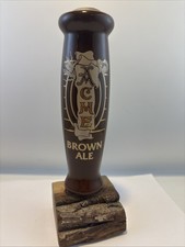 Mango de grifo de cerveza Acme Brown Ale mango de grifo de cerveza hombre cueva lote A��