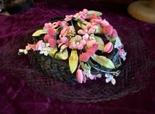 Antique 7  Finest Bonnet For Antique Or Early Doll Lot 10114