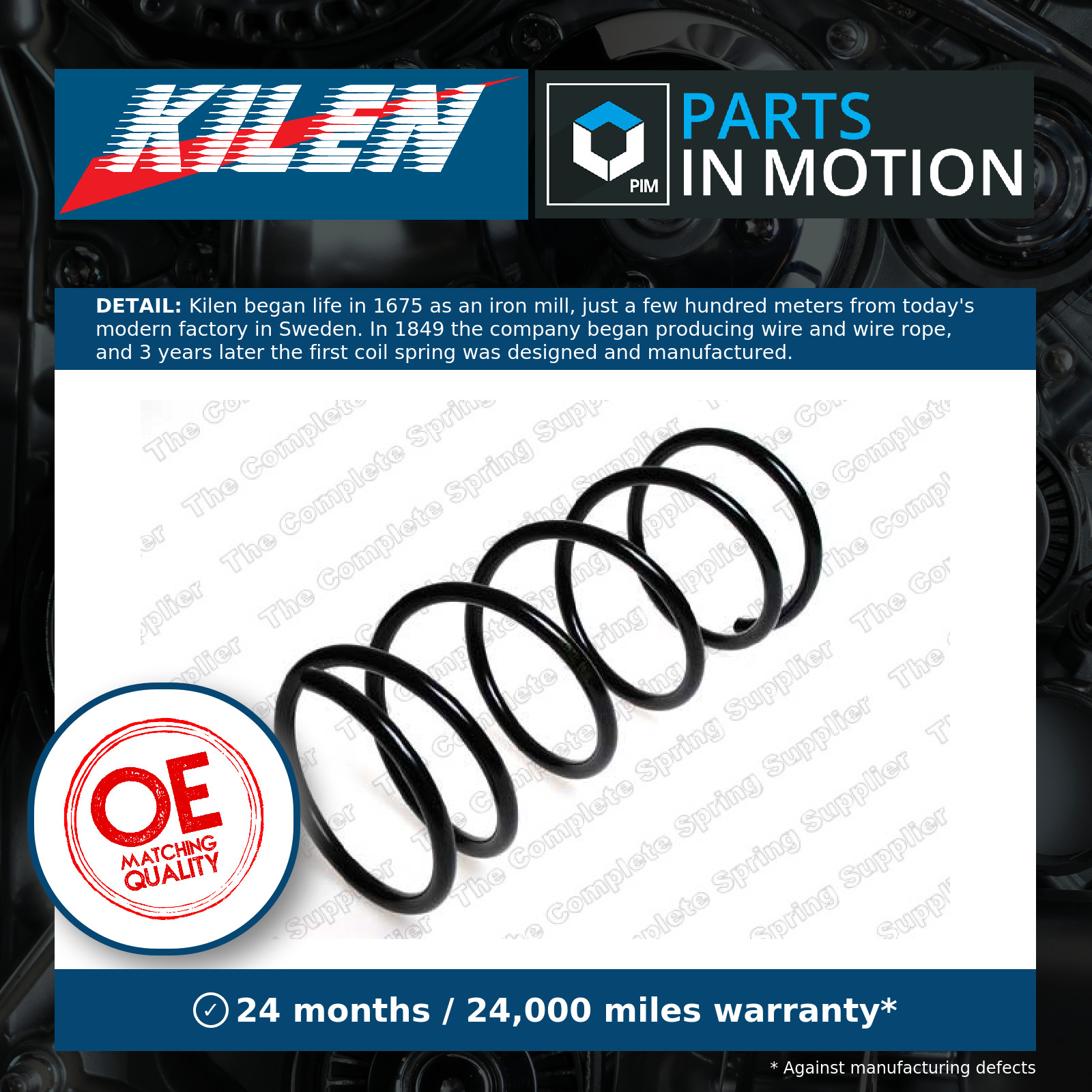 Suspension spring Front Axle Coil Spring 4027573 LESJÖFORS for FORD FOCUS I - Image 3