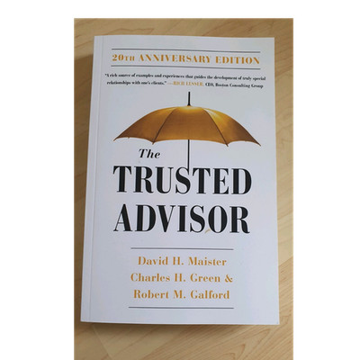 Free Press Lehrbuch The Trusted Advisor Maister Green Galford Englisch