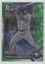 2022 Bowman Draft Chrome Green Sparkle Refractor 47/99 Alex De Jesus 0fz3