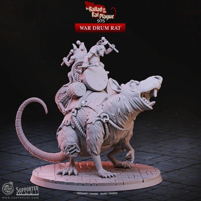 War Drum Rat - The Ballad of the Rat Plague - CastNPlay - Terrain Wargaming D&D 