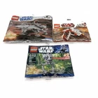 LEGO Star Wars 20009 AT TE Mini Walker 30050 Republic Attack Shuttle 30054 AT ST