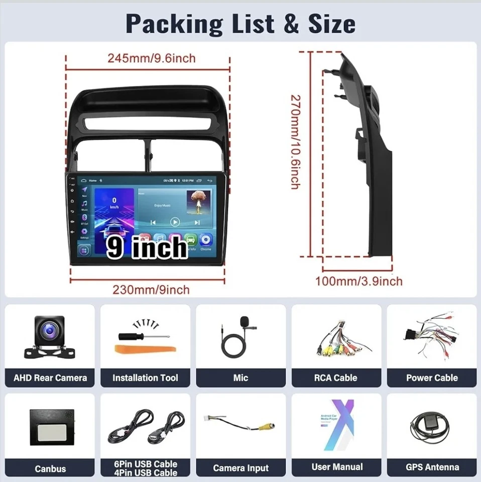 Radio estéreo GPS para automóvil VIVID 2+64G para Fiat Linea 2007-2012 Android/Apple Carplay Foto 4 de 4