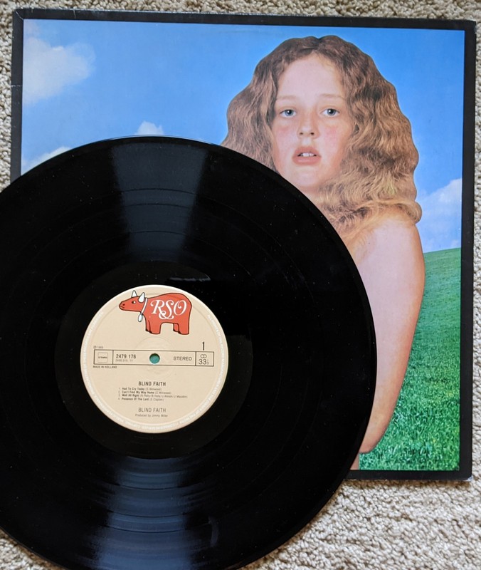 Blind Faith 1969 rock vinyl LP NM Dutch press original cover Clapton Winwood