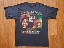 Vintage 90's Bob Marley Rastafari T Shirt XL