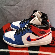 Size 11.5 - Air Jordan 1 Mid Multicolored Swoosh for sale  display picture 1