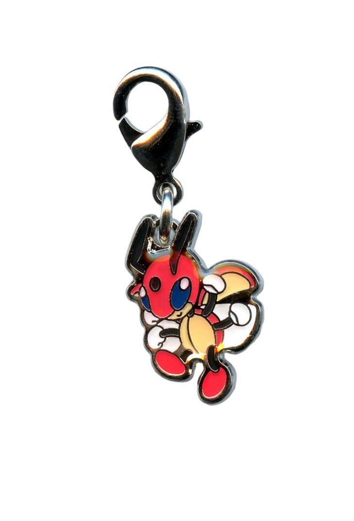 Ledian No.166 Key Chain CHARM National Pokedex Pokemon Center Japan Original