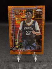 💥DERIK QUEEN /25💥2025-26 Topps Chrome | Orange Pulsar Refractor Rookie Card
