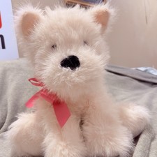 White Fluffy/Fuzzy Terrier or Puppy Dog Plush
