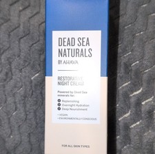 AHAVA Dead Sea Naturals Restorative Night Cream 50ml Vegan Face Moisturizer