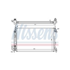 Radiateur Saab 9-3
