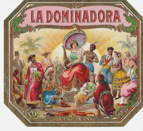 cigar label   V - 175   lytho, vitolas ,bauchbinden ,cigar box labels