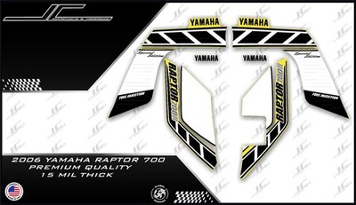 2006 YAMAHA RAPTOR 700 ANNIVERSARY 100% OEM SPECS GRAPHICS DECALS