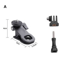 Black Sun Visor Fixing Bracket With Long Rod Screw Durable For Insta360 OneX2/X3