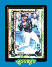 2025 Topps Holiday Tyler Locklear #H165 Green Holiday Plaid RC Seattle $2MIN ORD