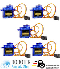 5x SG90 9g Micro Servo Motor 5V Modellbau Robotik Arduino Raspberry Pi