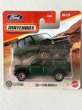 Matchbox 2021 Ford Bronco 1/64 Die Cast, Metallic Green, Brand New, Sealed