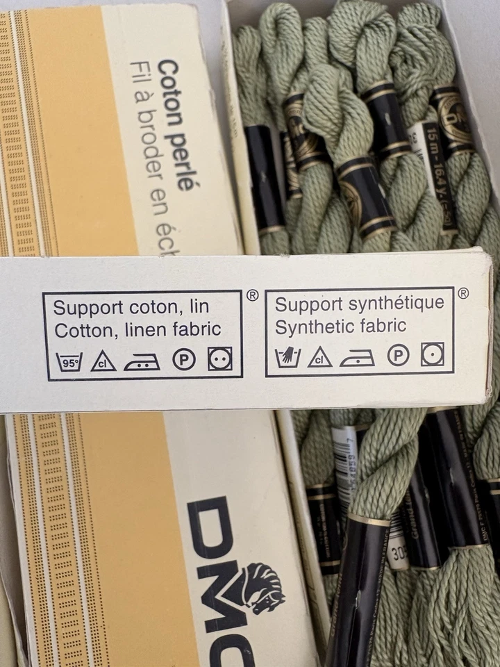 DMC® Pearl Cotton 115 SIZE 3: #3053 Grand Taint 16.4 Yds. 12 Skeins Per Box - Image 3 of 4