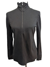 Sweat Patagonia Femme Polartec Noir Col Zippé - Taille M