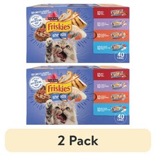 2 pack Purina Friskies Shreds Gravy Variety Pack, Wet Cat Food, 5.5 oz Cans 40