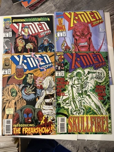 Marvel X-Men 2099 #4 5 6 7 1993 Skullfire Bloodhawk Meanstreak Vintage Comic Lot