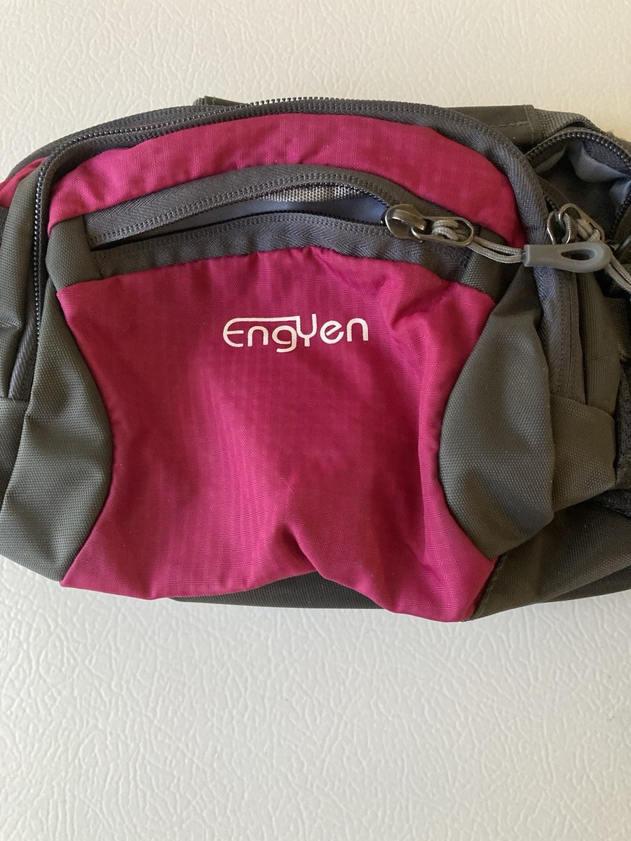 ENGYEN Waist bag, Fanny pack, Adjustable strap, Adjustable water bottle holder