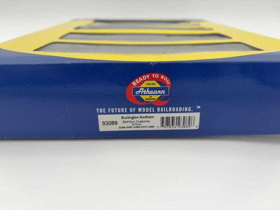 Athearn - HO - BN Burlington Northern - BethGon Coalporter 5 pack - Train 93089 - Image 2 of 4