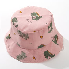 🦕 Niedlicher Kinder Bucket Hut mit Dinosaurier-Druck – Unisex | Größe 42–46/ 17