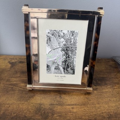 Kate Spade New York Barcelona Drive Tortoise 5x7 Desk Photo Frame