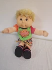 Cabbage Patch Kids 1991 Vintage  CPK Dolls Kissin' Kids Mullet / Rat Tail RARE